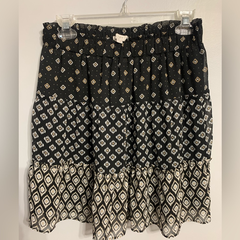 Loft lined skirt